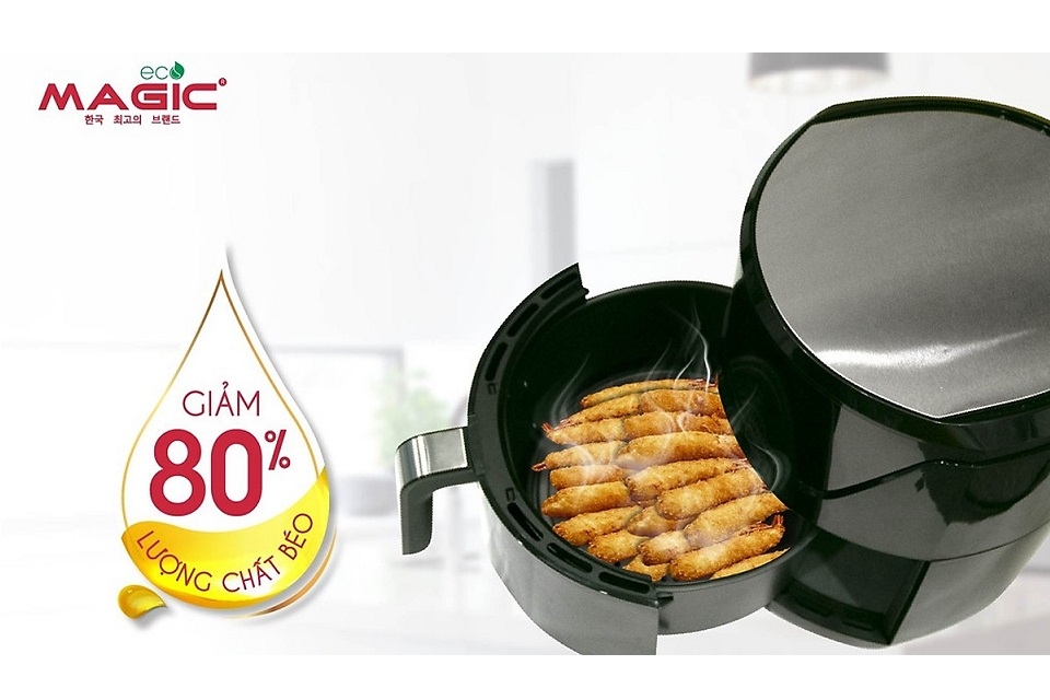 Review Nồi chiên không dầu điện tử Magic Eco 7 lít AC-121 - hình 3
