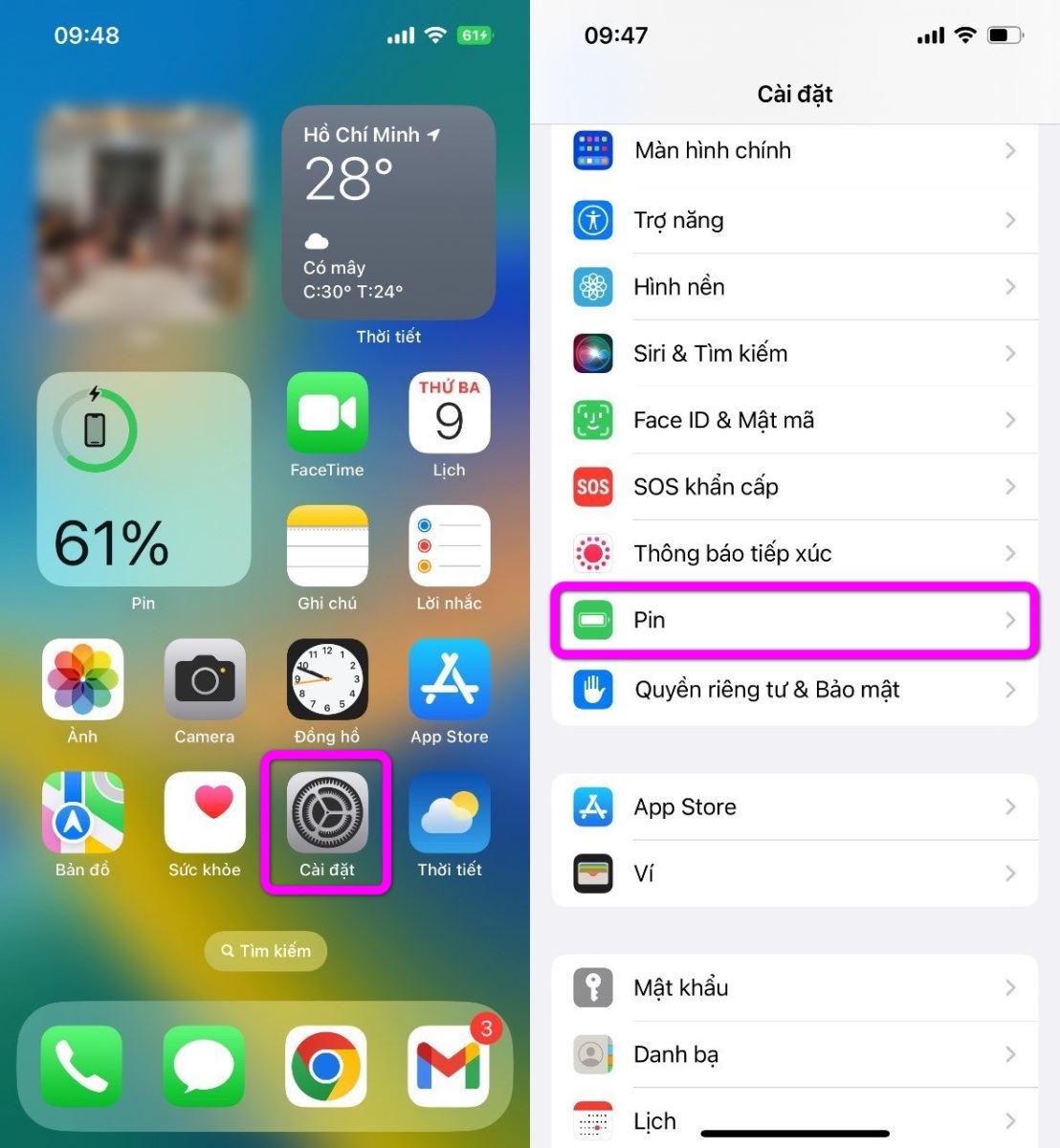 Cách xem phần trăm pin trên iPhone - Ảnh 1