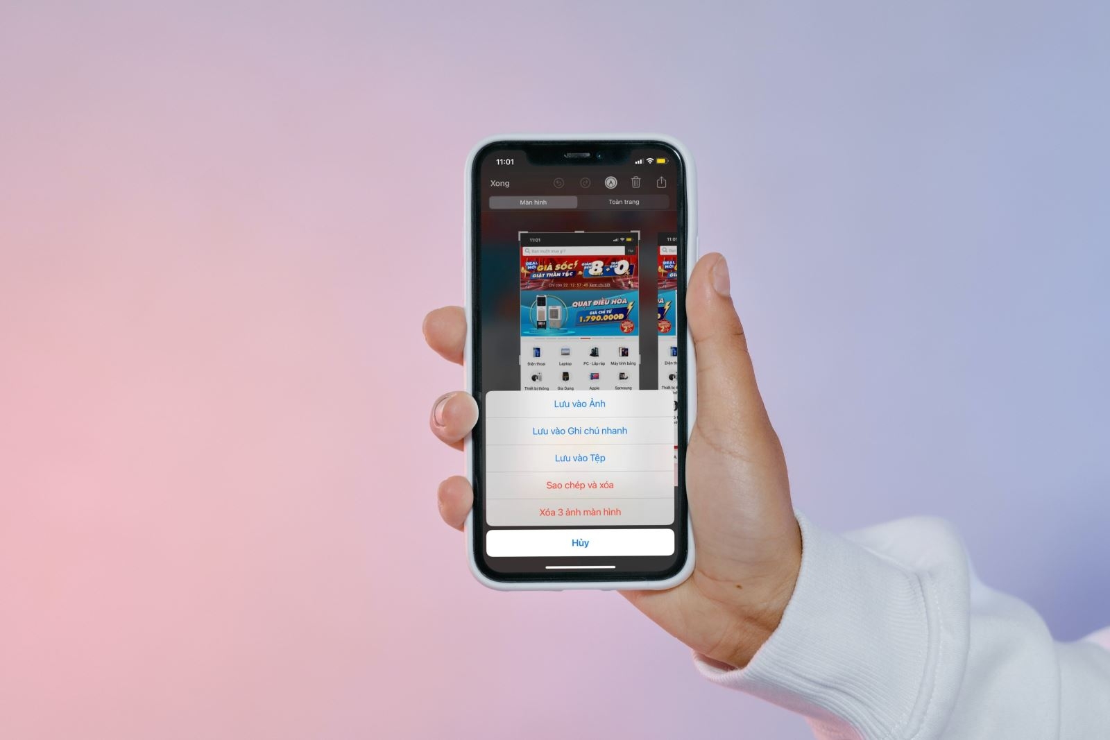 Cách dọn dẹp ảnh chụp màn hình trên iPhone