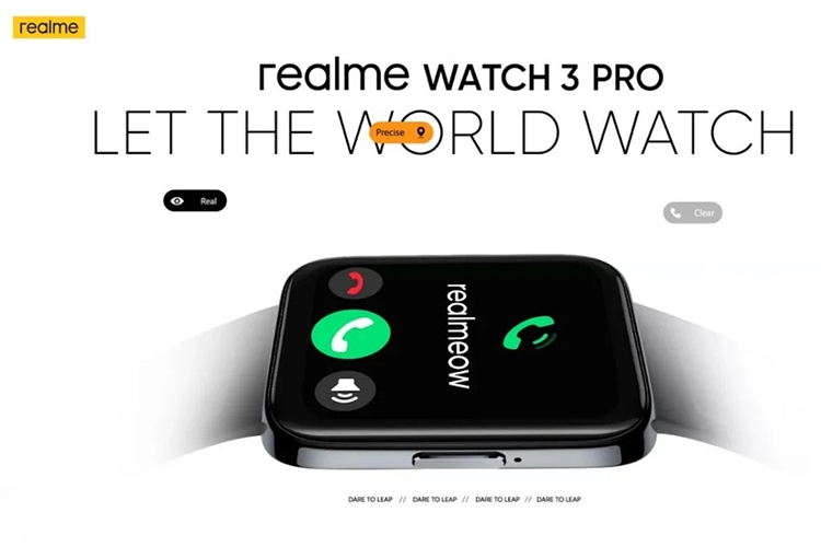 Realme Watch 3 Pro với màn hình AMOLED sẽ sớm ra mắt Realme Watch 3 Pro với màn hình AMOLED sẽ sớm ra mắt