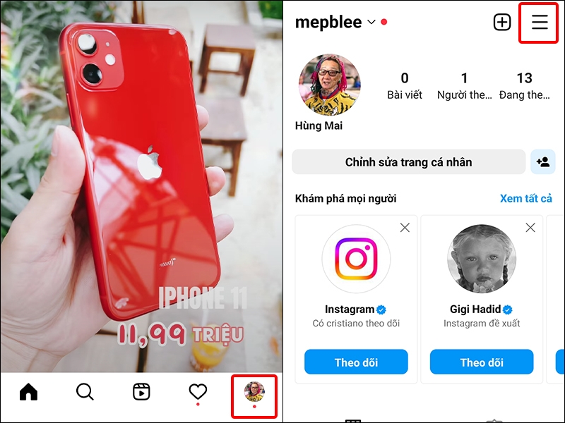 Hướng dẫn bật, tắt lưu ảnh chất lượng gốc trên Instagram