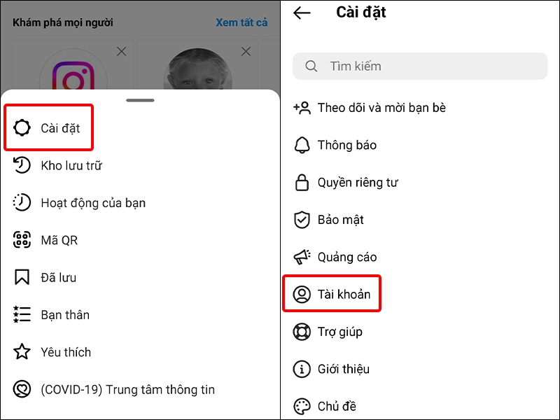 Hướng dẫn bật, tắt lưu ảnh chất lượng gốc trên Instagram