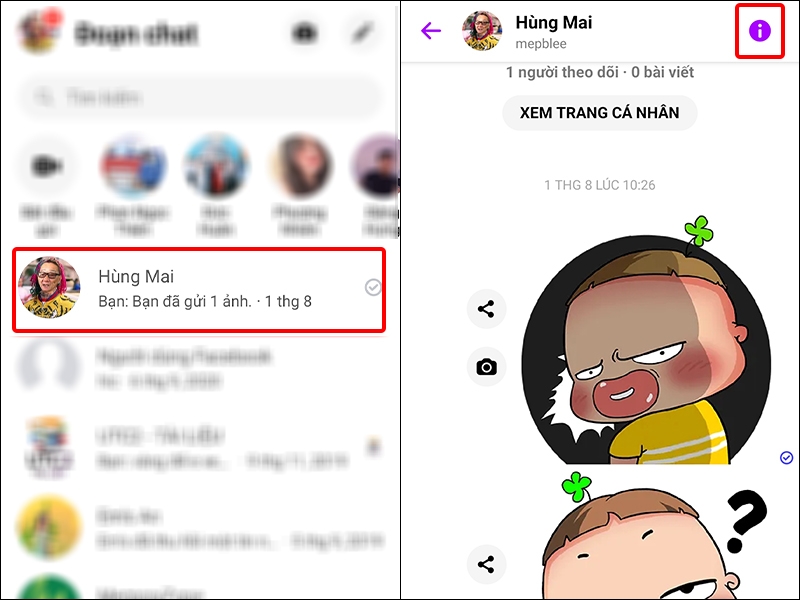 Cách chia sẻ ảnh trực tiếp từ Messenger sang Zalo