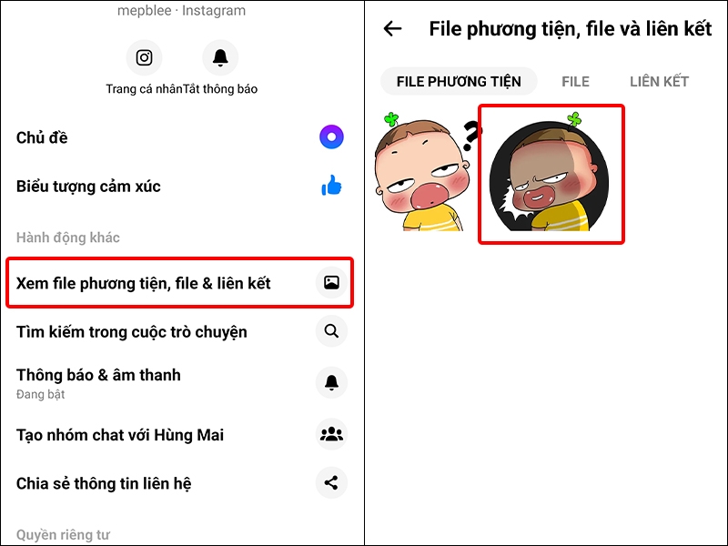 Cách chia sẻ ảnh trực tiếp từ Messenger sang Zalo
