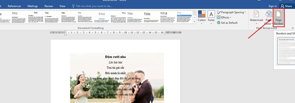 Cách thêm đường viền vào trang trong Microsoft Word - Ảnh 03