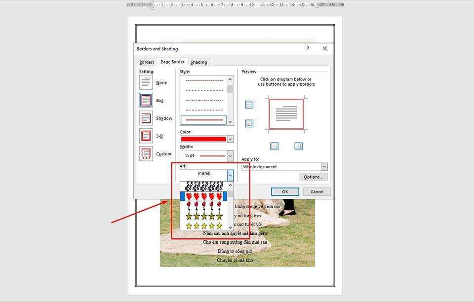 Cách thêm đường viền vào trang trong Microsoft Word - Ảnh 08