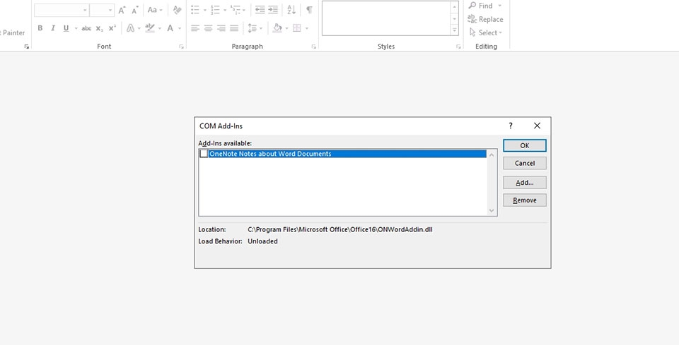 Lỗi Word không phản hồi - Ảnh 05 Lỗi Word không phản hồi - Ảnh 05