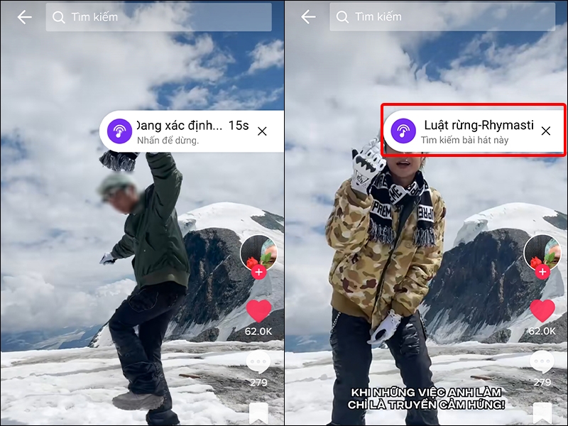 Cách tìm kiếm nhạc đang phát trên điện thoại Realme