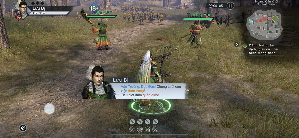Gameplay Dynasty Warriors: Overlords