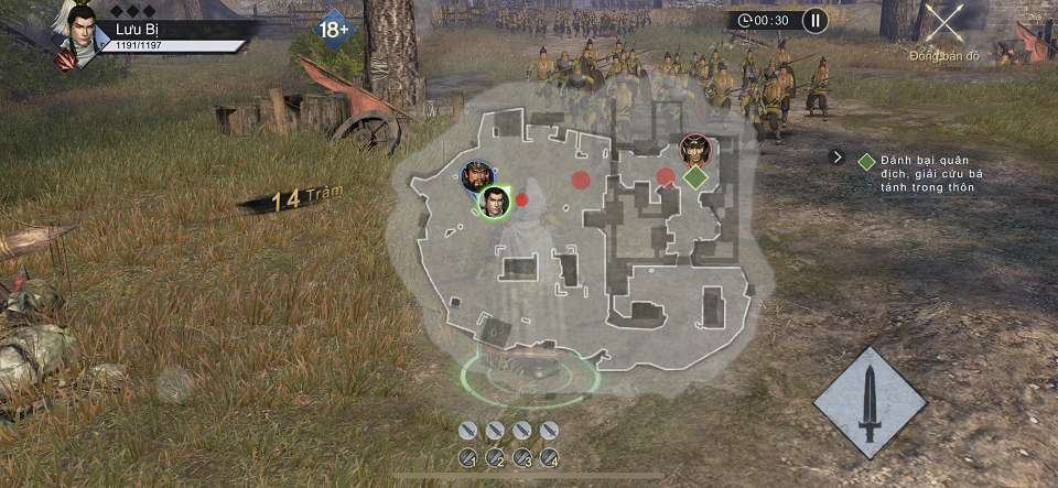 Gameplay Dynasty Warriors: Overlords