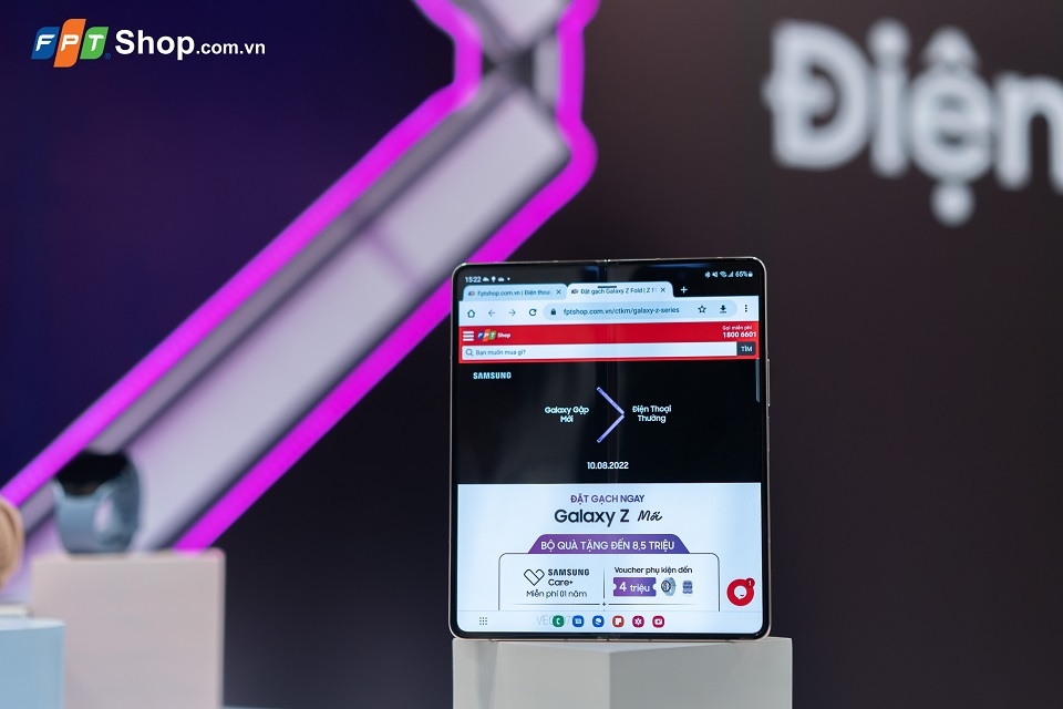 Trên tay Samsung Galaxy Z Fold4 tại Việt Nam