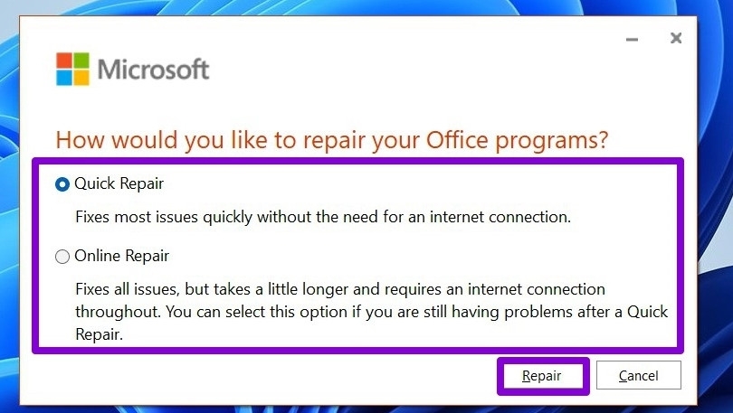 Bí quyết sửa lỗi Microsoft Excel không phản hồi trên Windows 11 (14)
