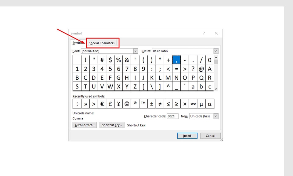 Chèn ký tự đặc biệt trong Word - Ảnh 04