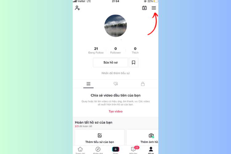 Cách sao chép liên kết TikTok