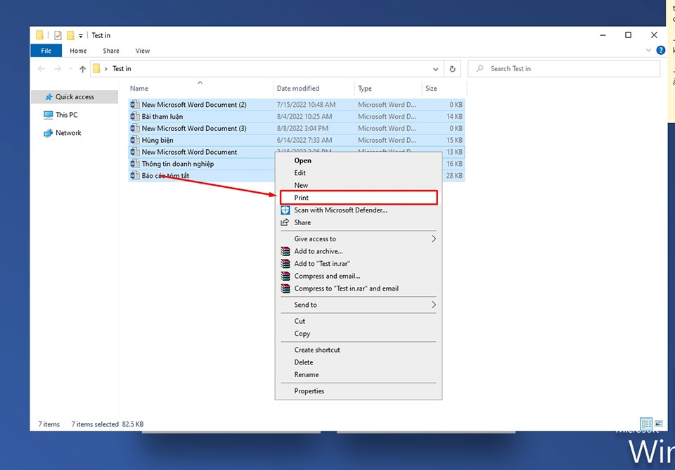 Cách in nhiều file Word cùng lúc - Ảnh 09