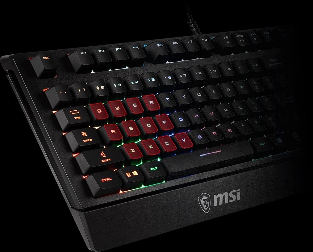 Bàn phím giả cơ có dây MSI Vigor GK20 US