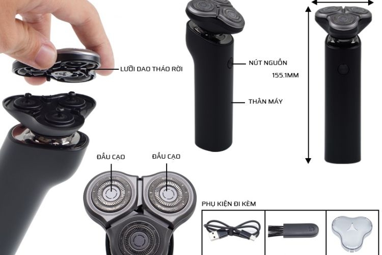 Một số lưu ý khi dùng máy cạo râu Xiaomi S500