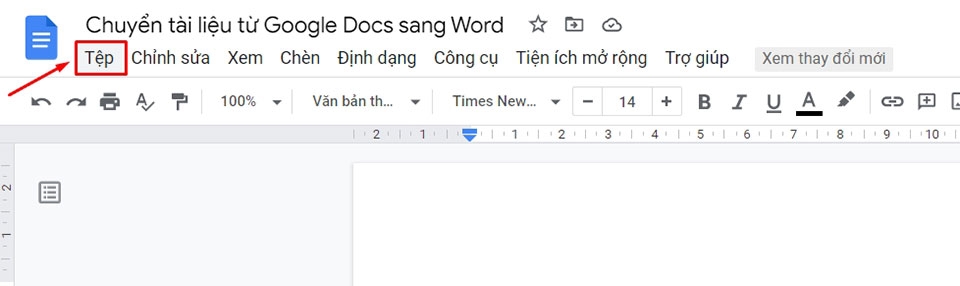 Chuyển Google Docs sang Word - Ảnh 02