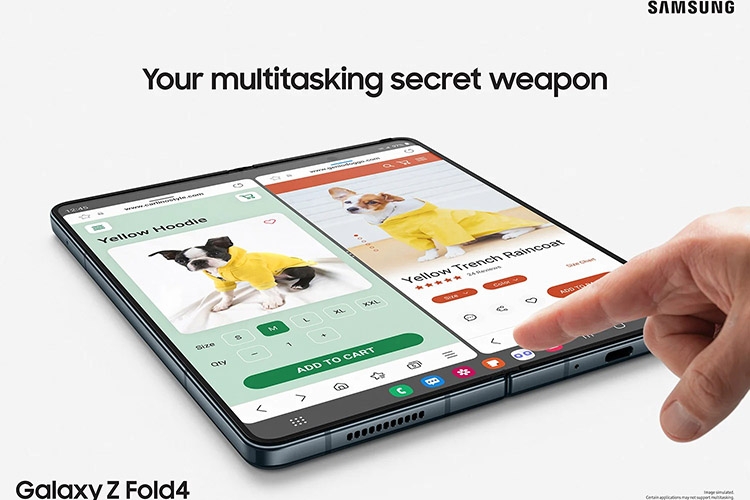 Thanh taskbar mới của Samsung Galaxy Z Fold 4 sẽ sớm có trên các mẫu Galaxy Fold cũ hơn