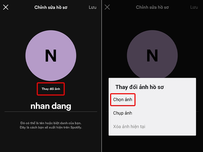 Hướng dẫn cập nhật ảnh đại diện trên Spotify