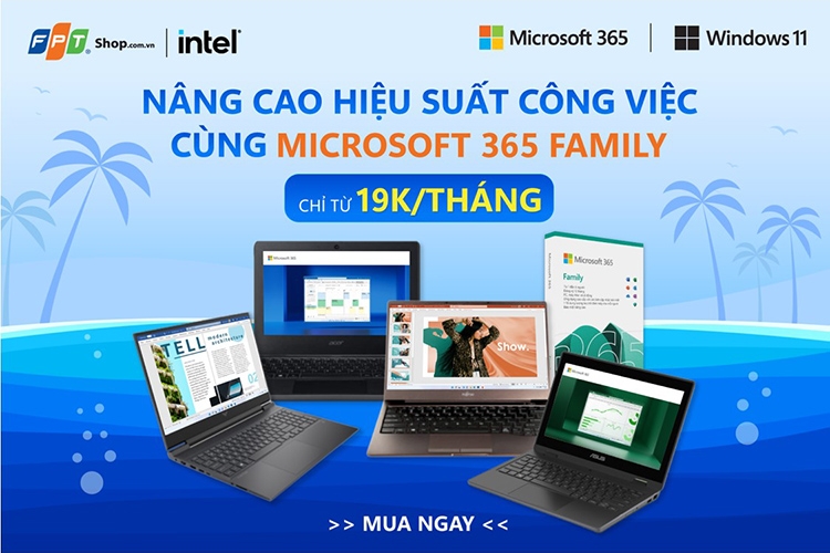 THÍCH NGHI VỚI THỜI ĐẠI CÔNG NGHỆ 4.0 CÙNG MICROSOFT 365 FAMILY, HỖ TRỢ NHIỀU TIỆN ÍCH CHO HỌC TẬP VÀ CÔNG VIỆC