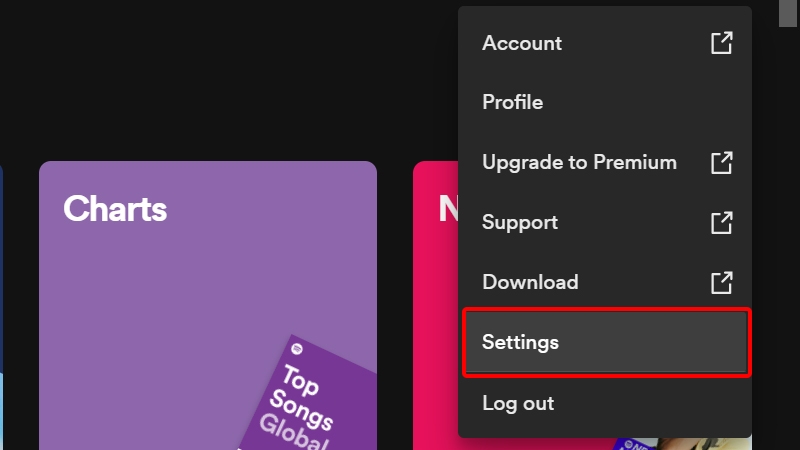 Cách thay đổi ngôn ngữ Spotify sang tiếng Việt trên máy tính