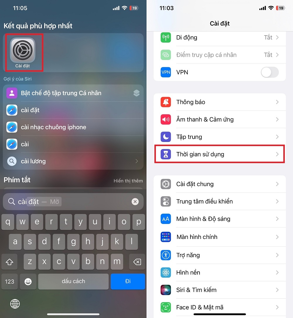Cách tắt thời gian sử dụng trên iPhone 1
