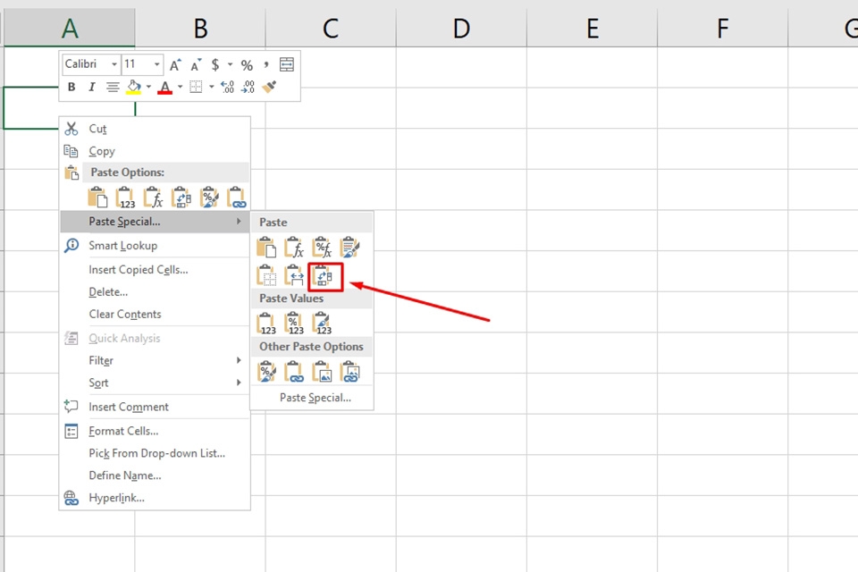Chuyển hàng thành cột trong Word - Ảnh 05 Chuyển hàng thành cột trong Word - Ảnh 05