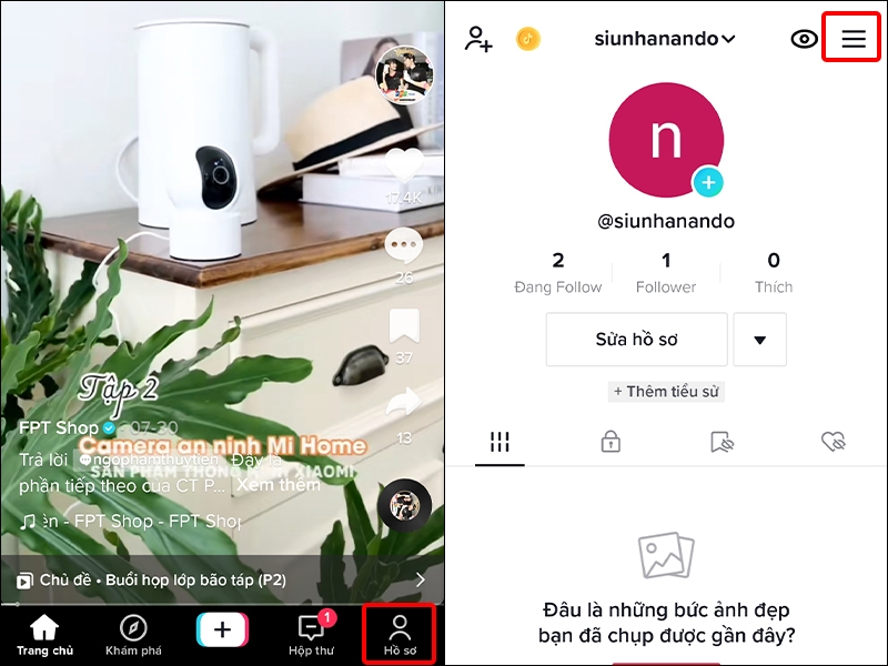 Cách tải toàn bộ dữ liệu TikTok về điện thoại