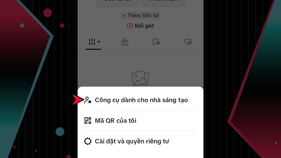 Chọn công cụ dành cho nhà sáng tạo