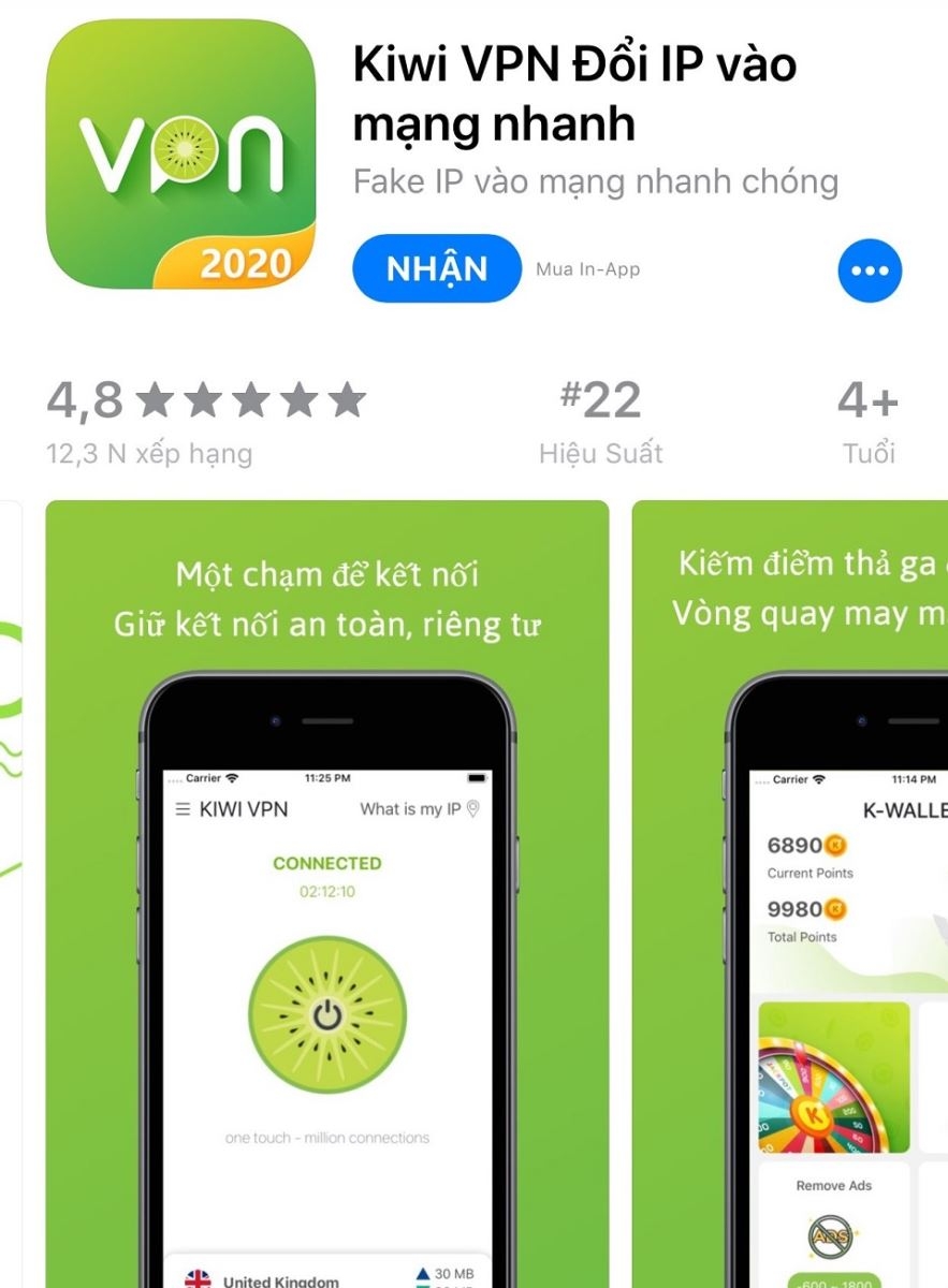 Tải ứng dụng KIWI VPN