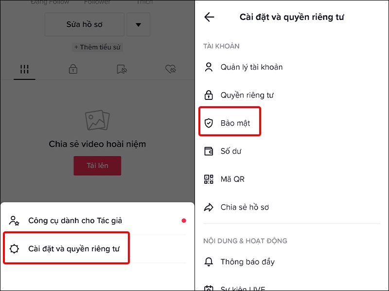 Cách đăng xuất tài khoản TikTok từ xa
