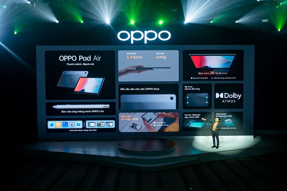 OPPO ra mắt Pad Air và Enco Air2 Pro tại Việt Nam
