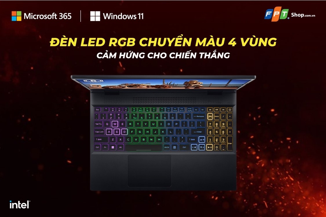 ĐÈN LED RGB CHUYỂN MÀU 4 VÙNG CẢM HỨNG CHO CHIẾN THẮNG