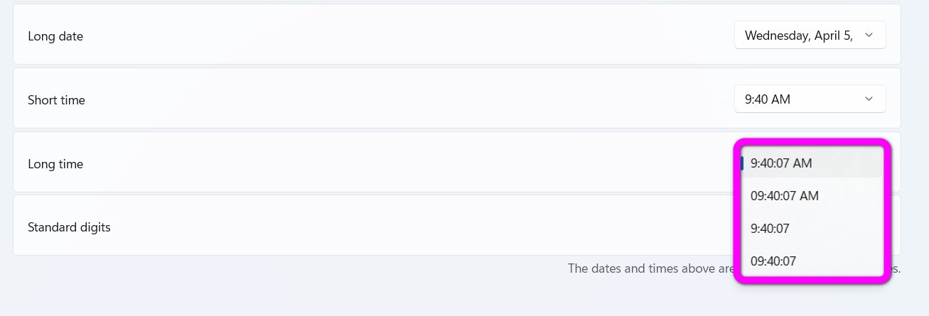 Cách thay đổi định dạng ngày và giờ trên Windows 11 - Ảnh 13