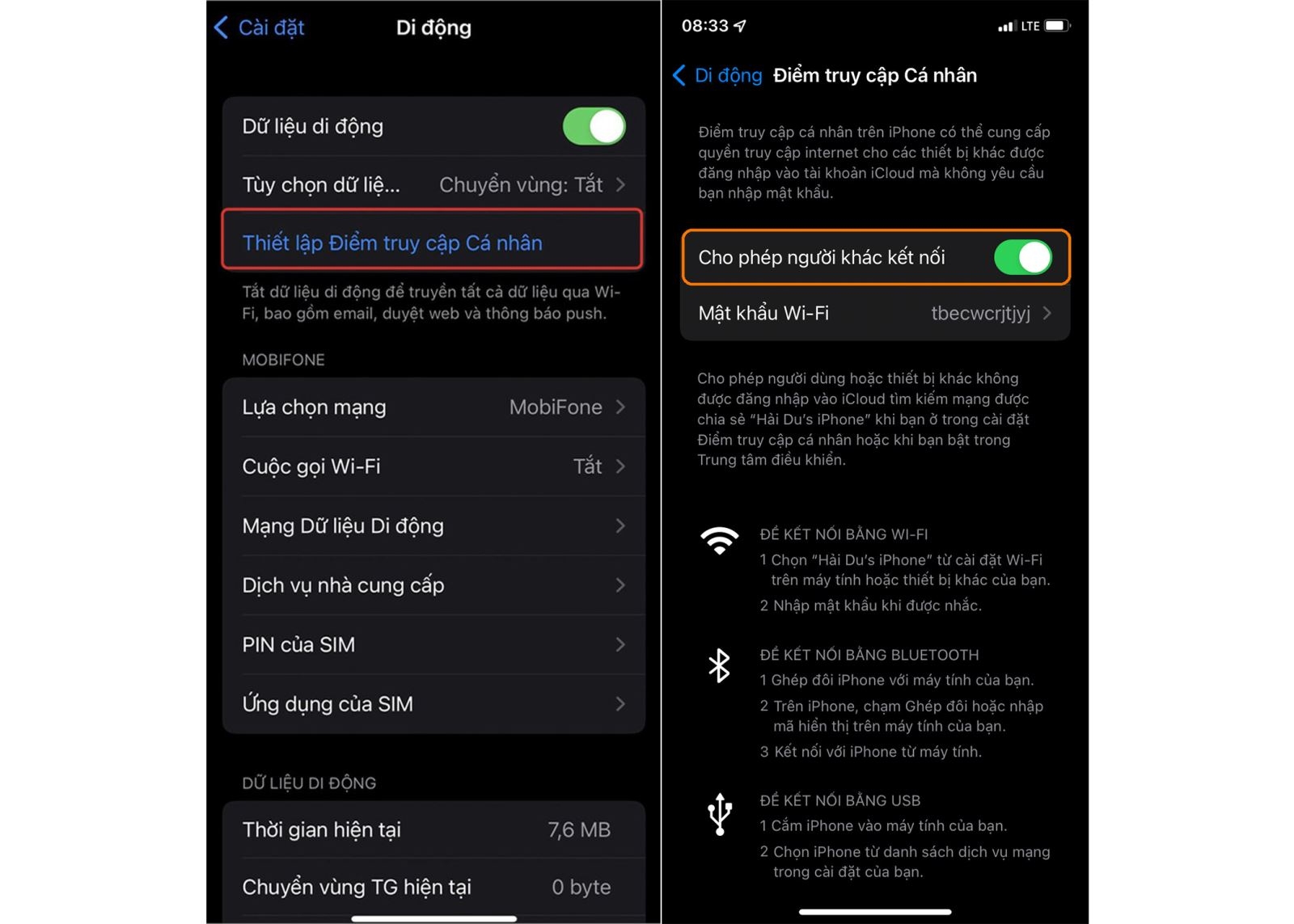 Làm sao để chia sẻ Wi-Fi trên iPhone? Làm sao để chia sẻ Wi-Fi trên iPhone? 2