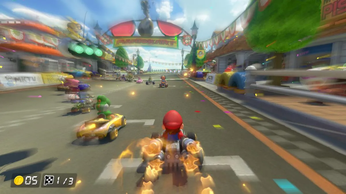 Checkpoint trong Mario Kart 8