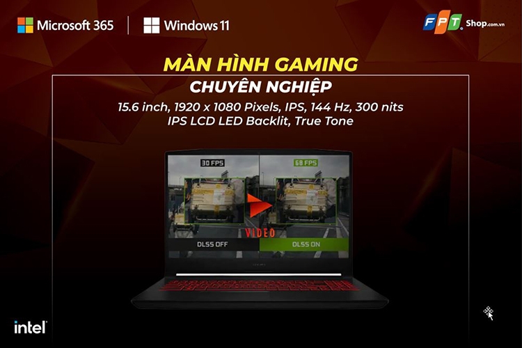 Tìm laptop chiến game? Đã có MSI Gaming Katana GF66 11UC-641VN 5