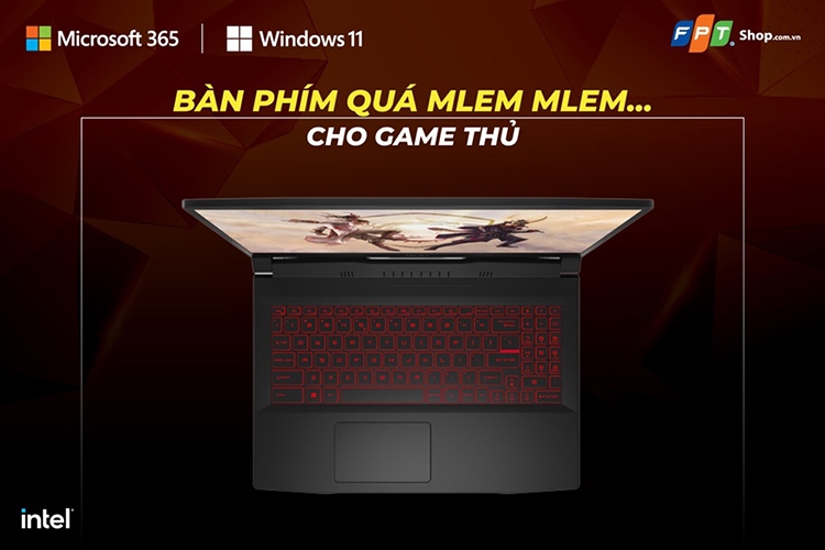 Tìm laptop chiến game? Đã có MSI Gaming Katana GF66 11UC-641VN 6