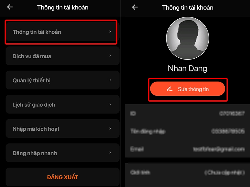 Hướng dẫn thay đổi ảnh đại diện trên ứng dụng FPT Play bằng điện thoại