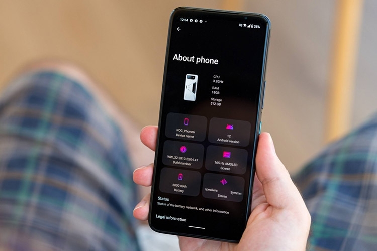 ASUS ROG Phone 6D với chip Dimensity 9000+ xuất hiện trên AnTuTu