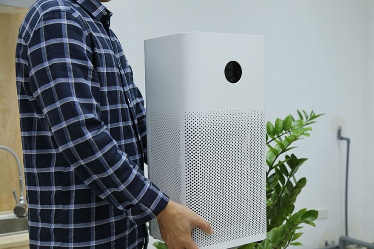 Máy lọc không khí không vào điện