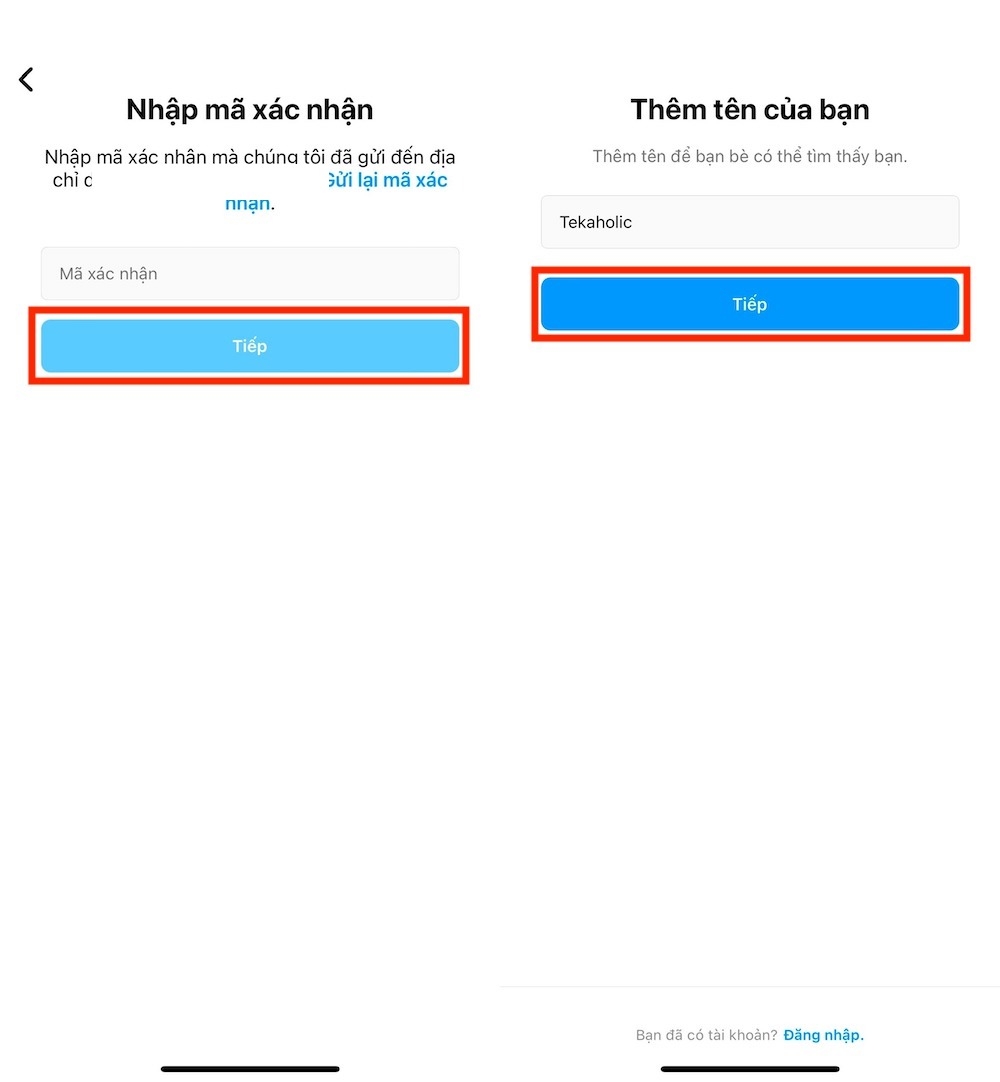 Cách tạo tài khoản Instagram 2