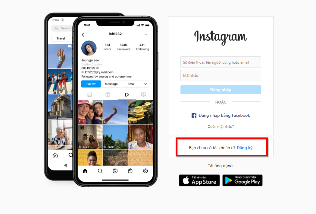Cách tạo tài khoản Instagram 4
