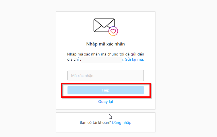 Cách tạo tài khoản Instagram 7