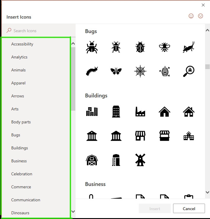 Mách bạn cách làm việc với Icon trong PowerPoint (3)