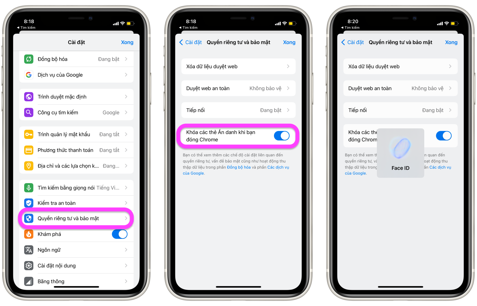 Cách khóa các tab riêng tự nhạy cảm trên iPhone bằng Face ID - Ảnh 2