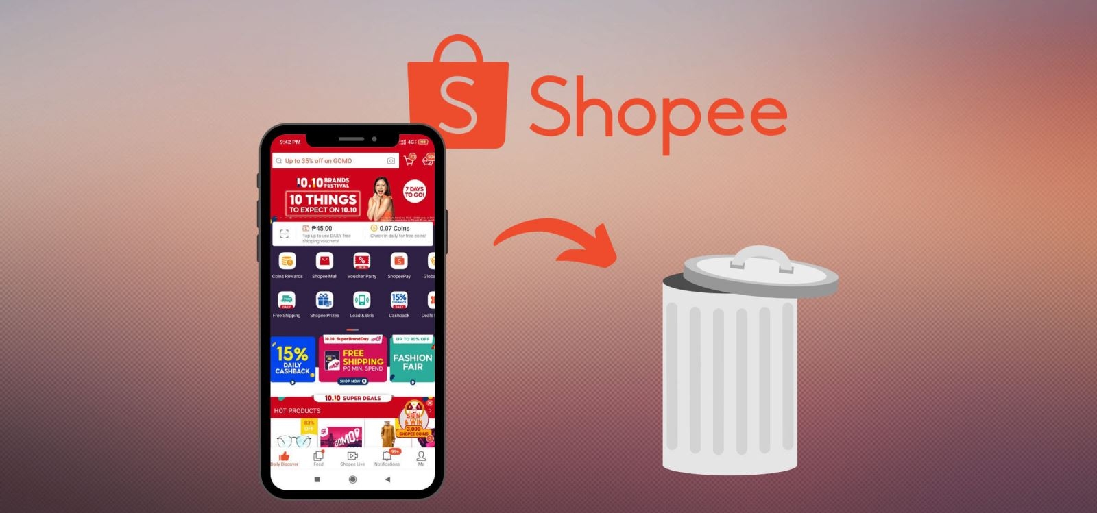 Điều gì sẽ xảy ra nếu xóa tài khoản Shopee?