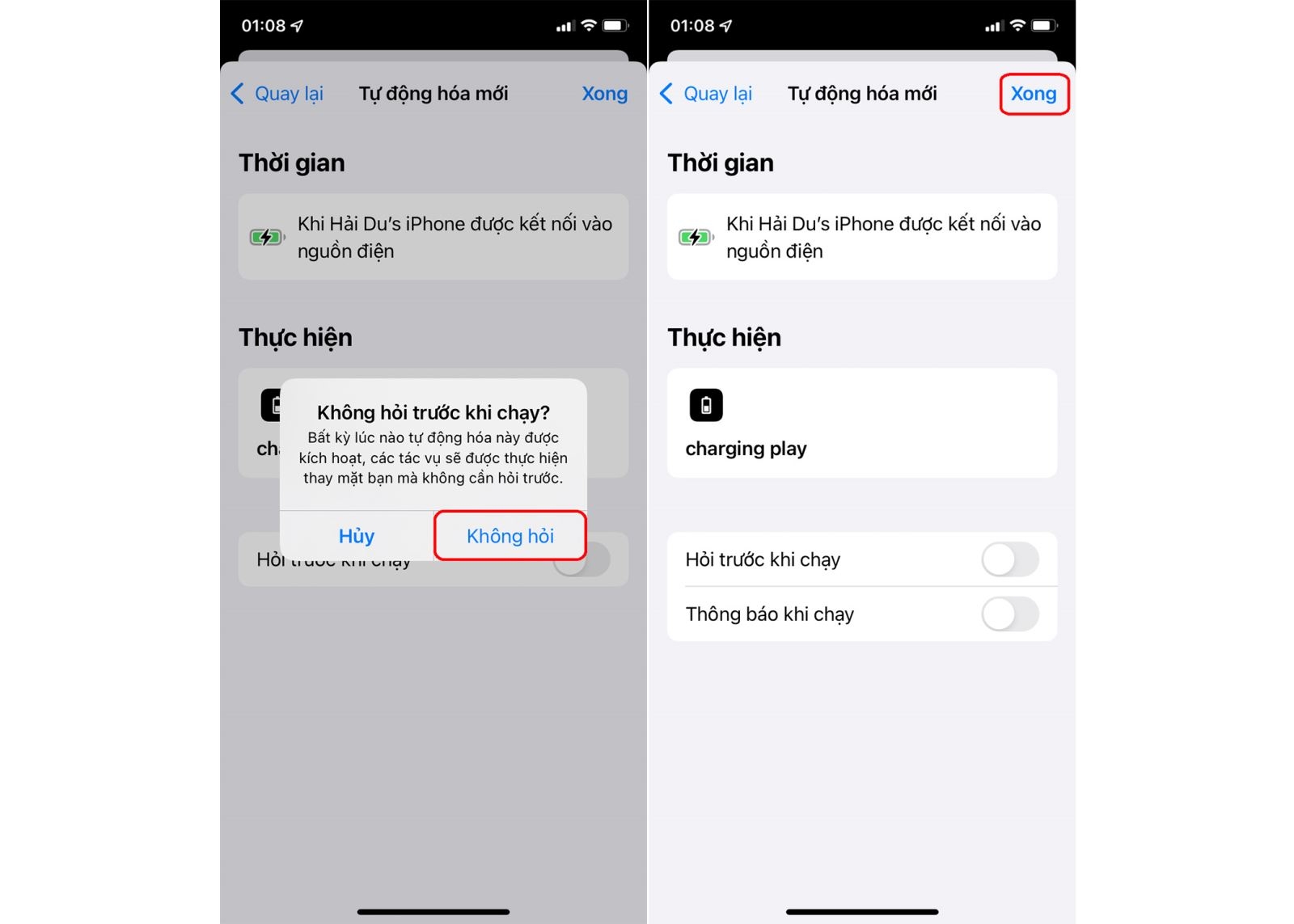 Hướng dẫn cách tạo hiệu ứng sạc pin cho iPhone Hướng dẫn cách tạo hiệu ứng sạc pin cho iPhone 8