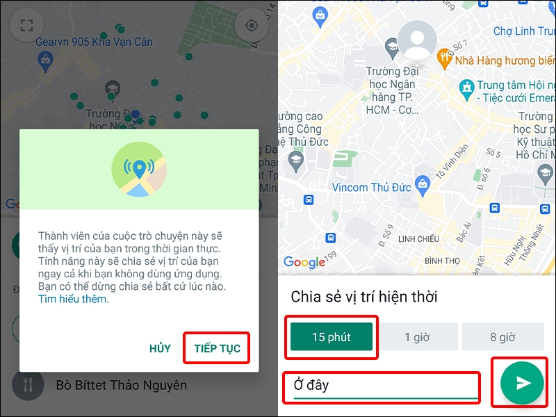 Cách chia sẻ vị trí hiện thời bằng ứng dụng WhatsApp